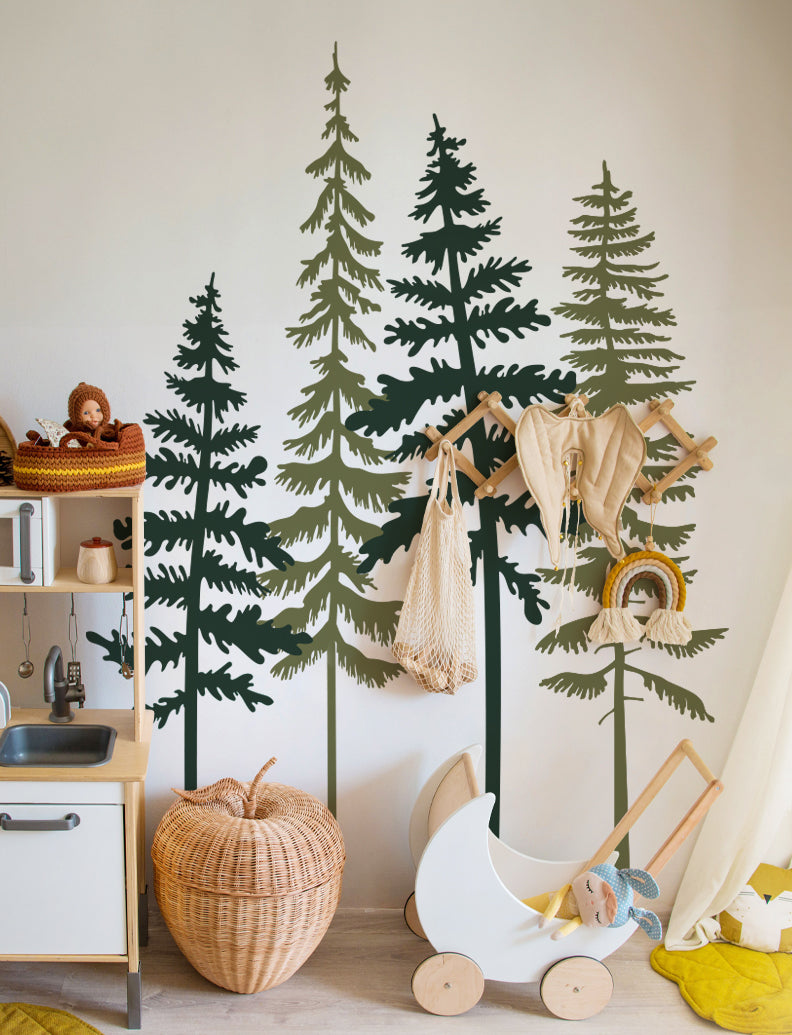 Pine Forest Wall Decal - Main Image