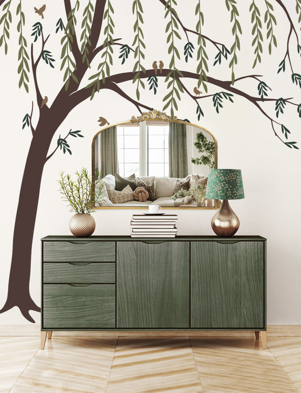 Willow Tree Wall Decal, Wall Sticker, Baby Nursery Decal, Kids Room Wall Decal, Tree Decal  | pinknbluebaby.com