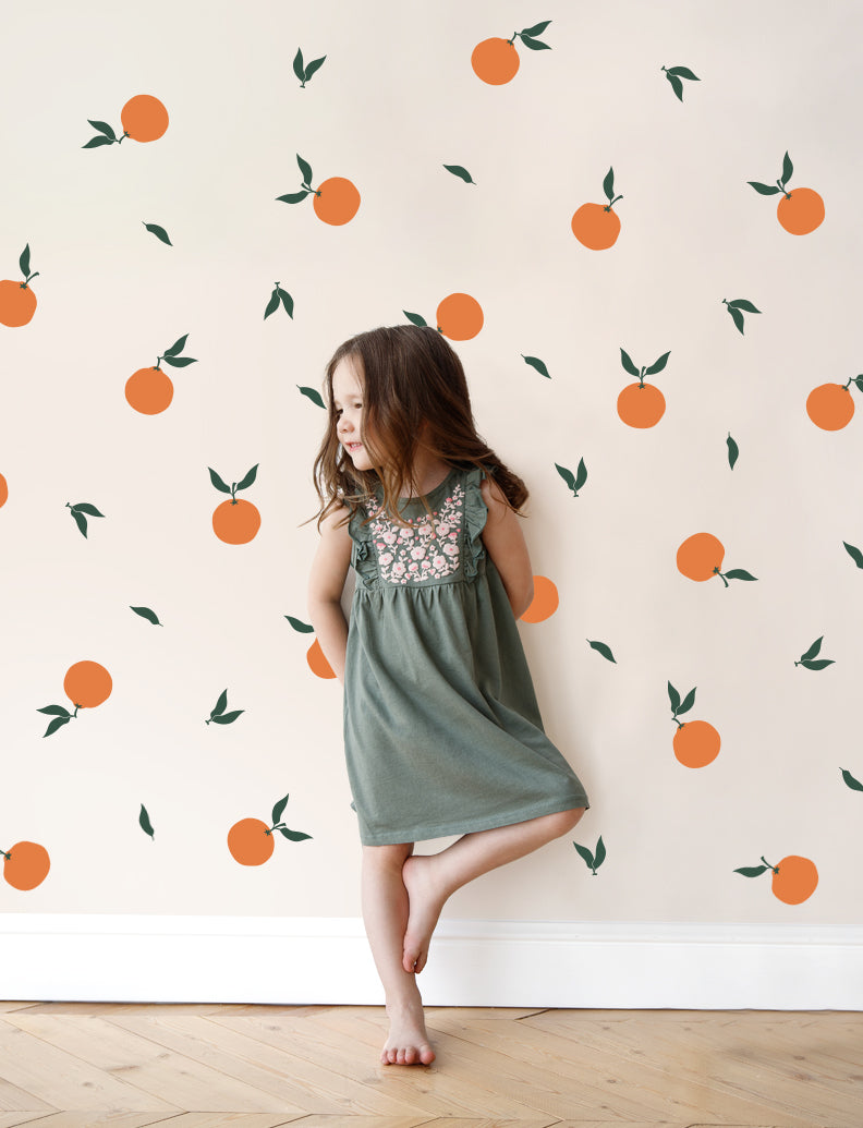 Orange Wall Decal