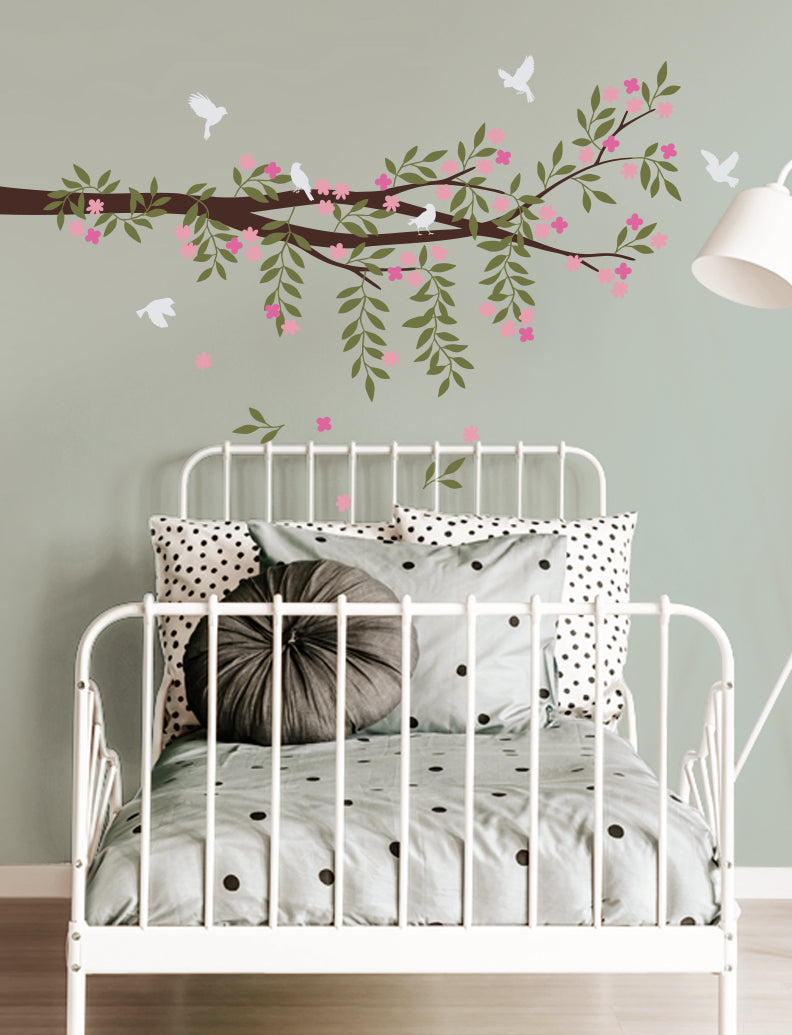 Birds and Branch Wall Decal