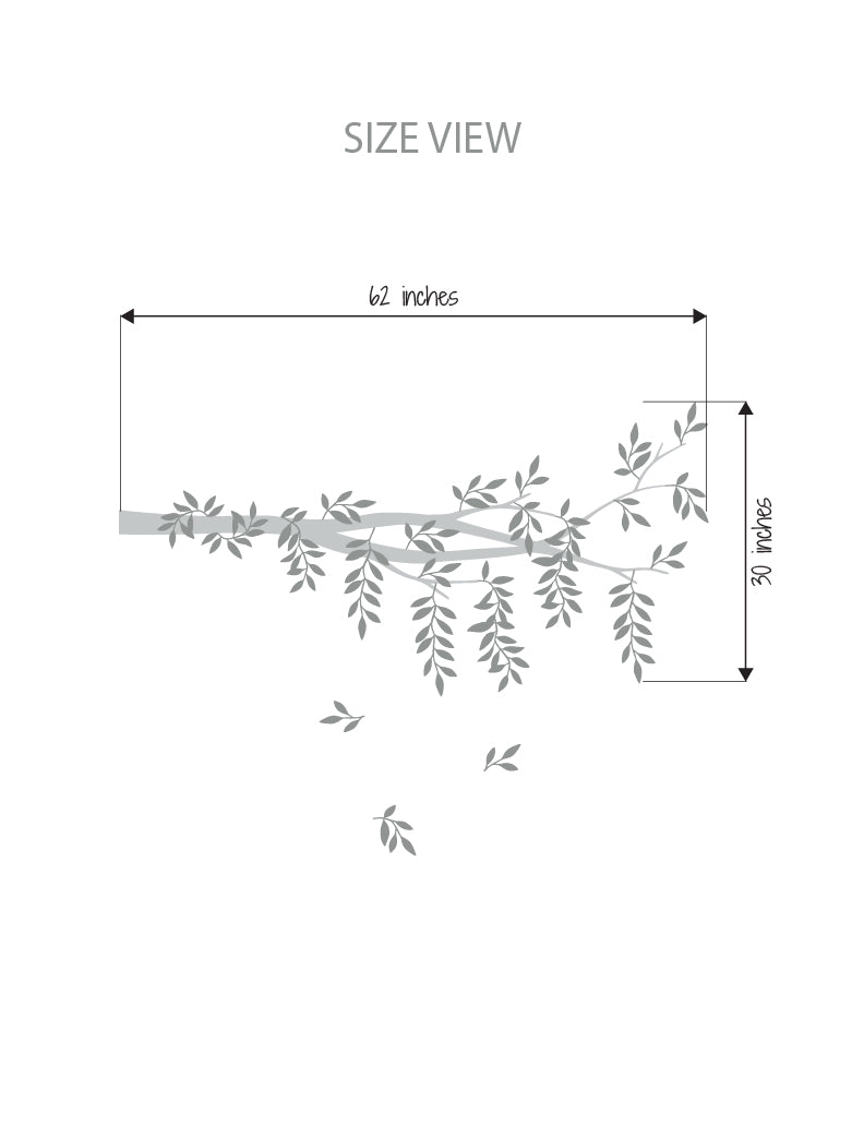 Birds and Branch Wall Decal