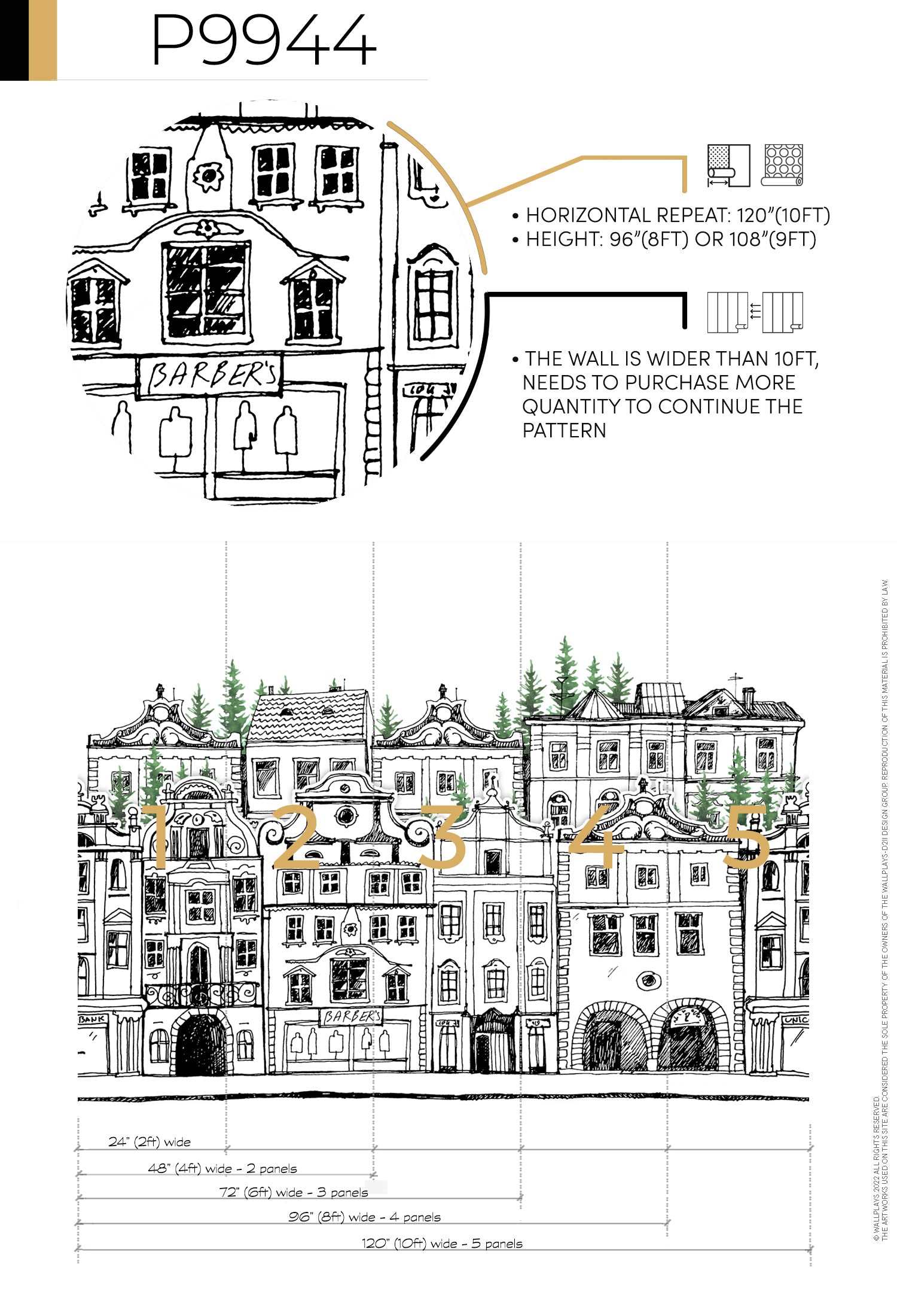 English Town Wallpaper