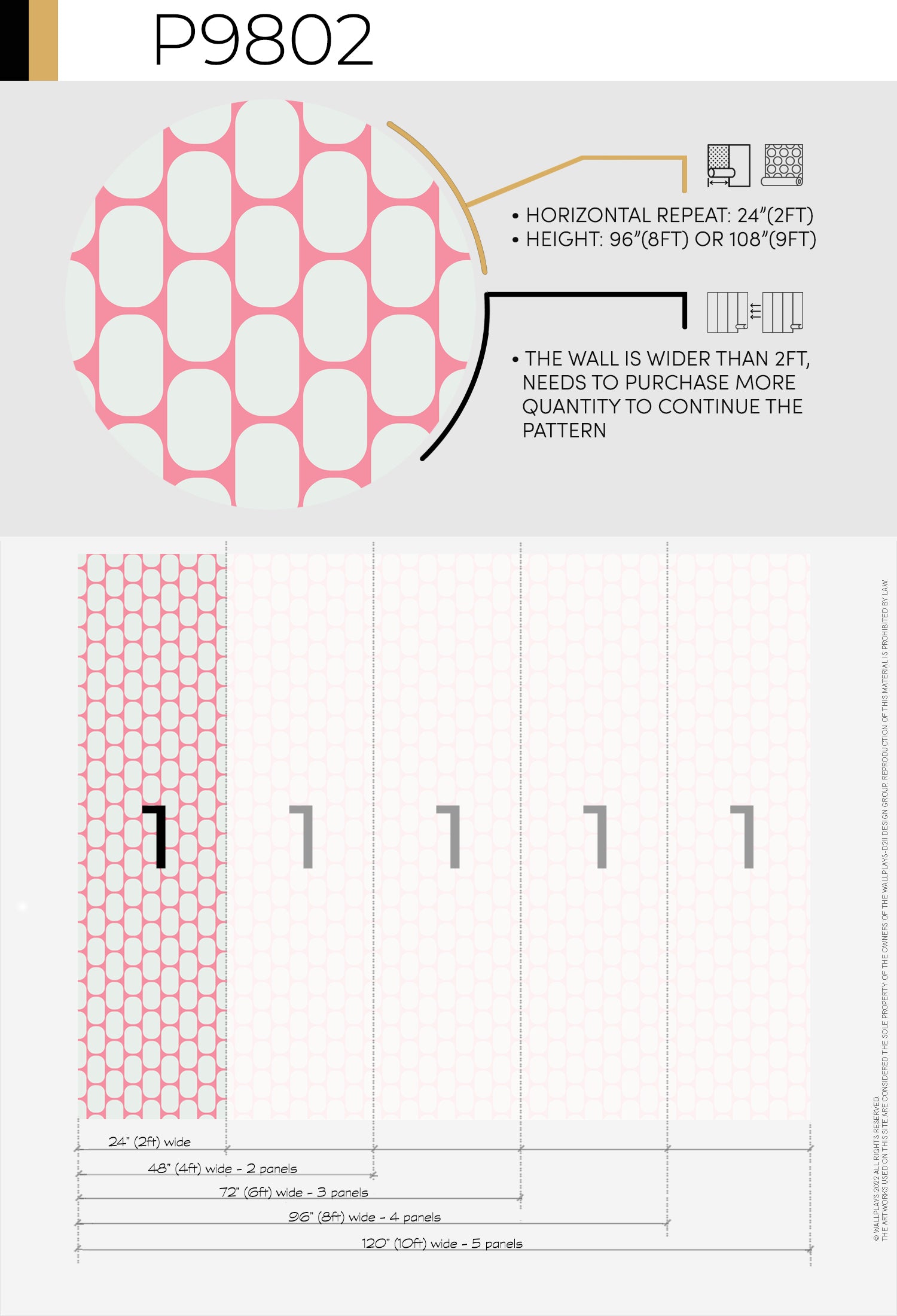 Pink Oblong Wallpaper