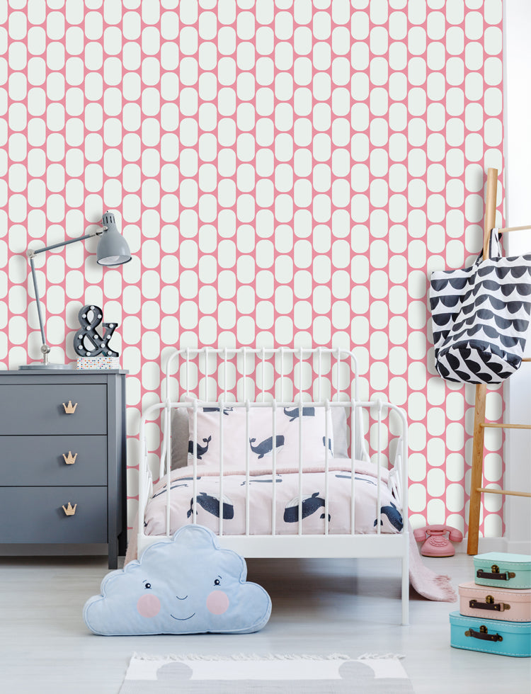 Pink Oblong Wallpaper
