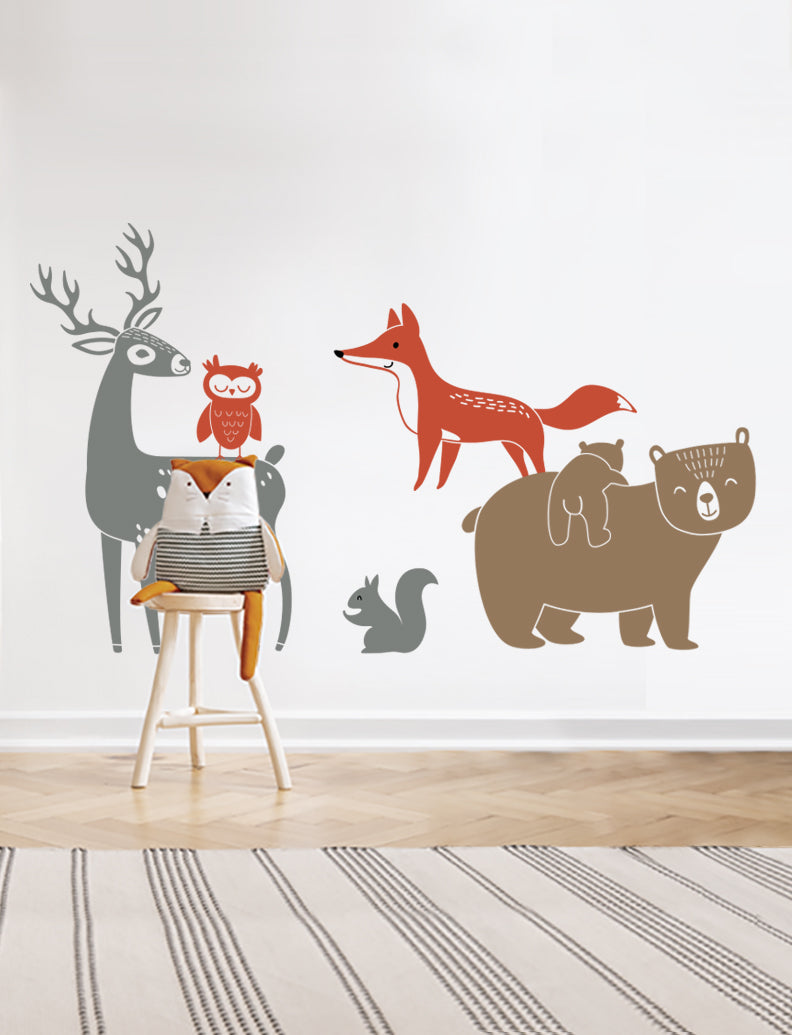 Forest Friends Wall Decal