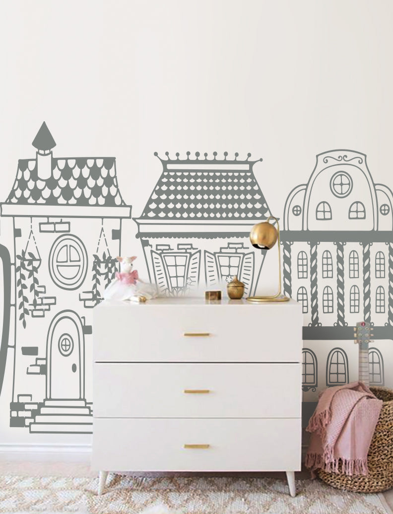 Houses Wall Decal
