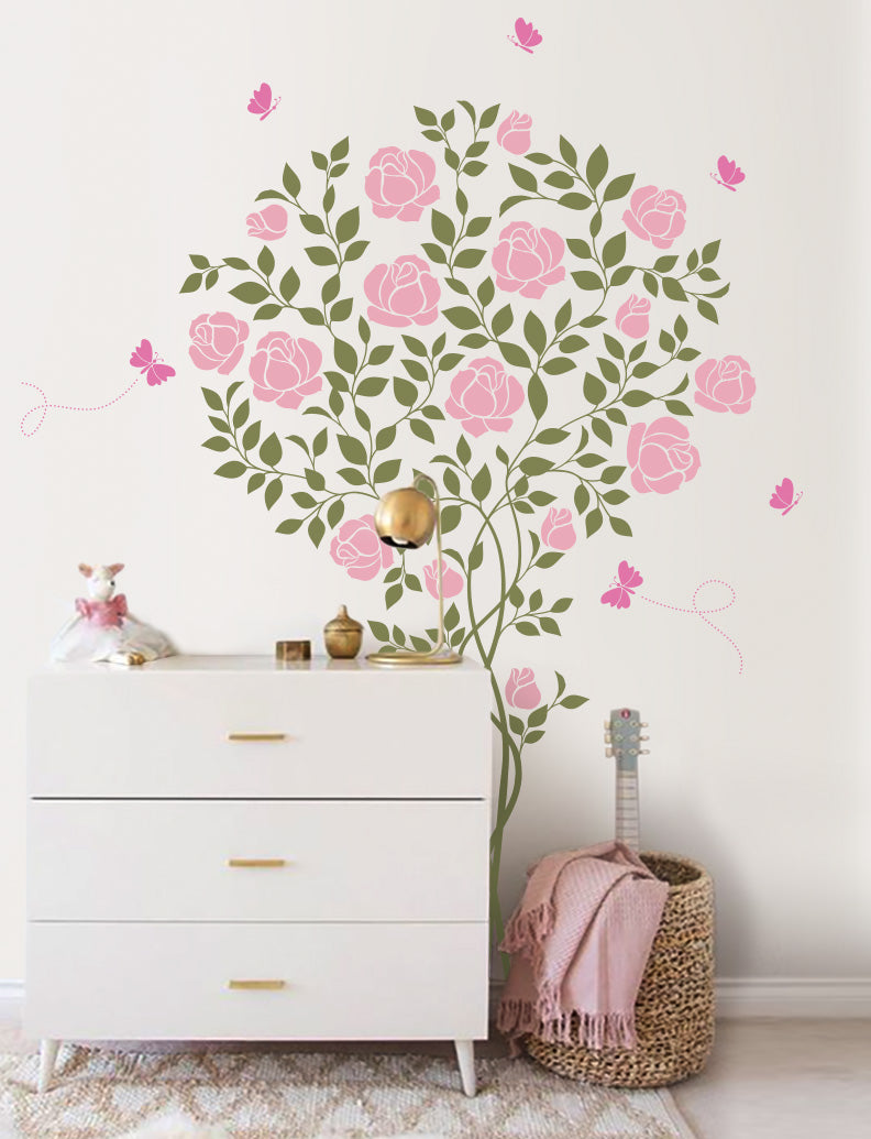 Roses Bouquet Kids Wall Decals