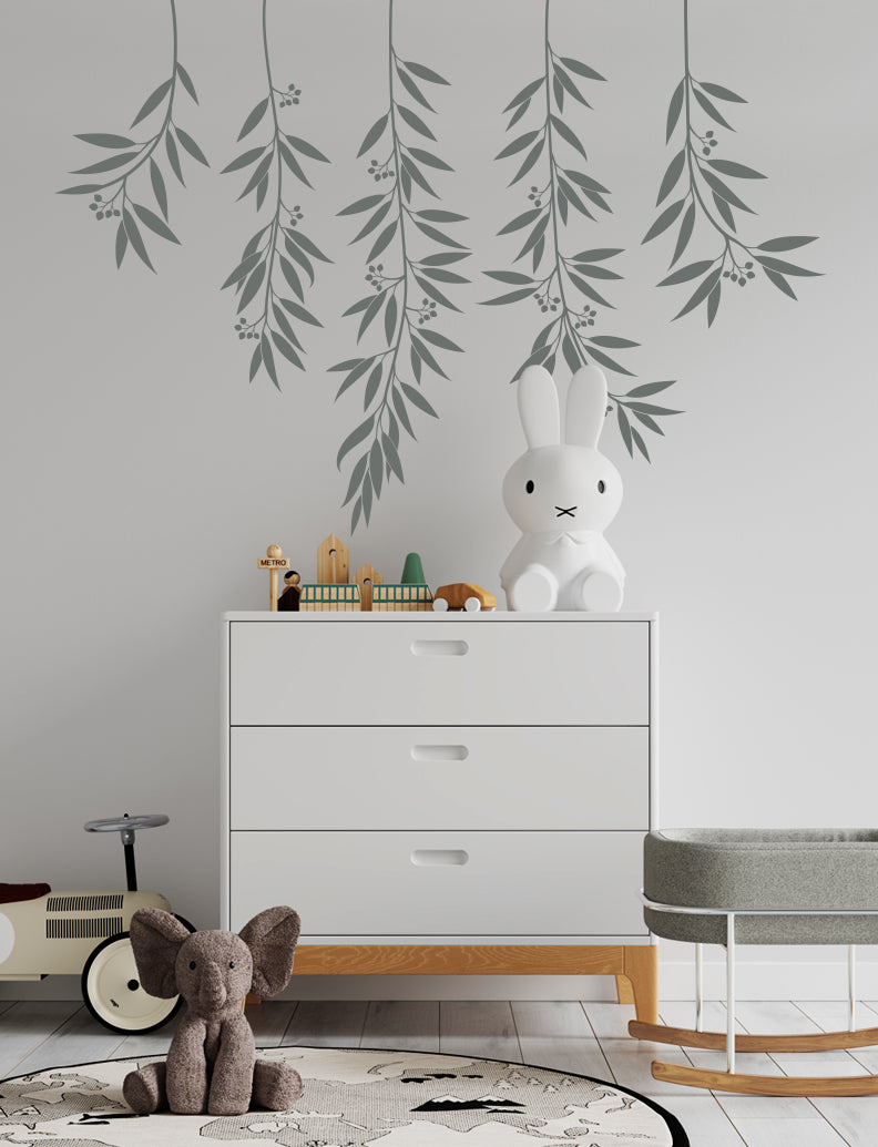 Wild Berries Branches Wall Decal