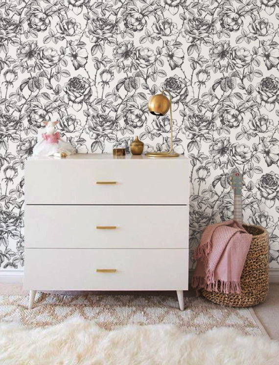 Vintage Rose Wallpaper
