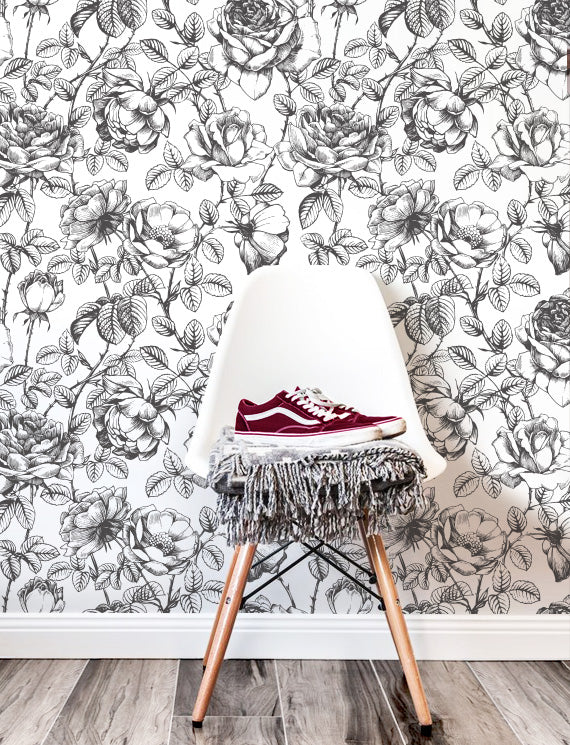 Vintage Rose Wallpaper