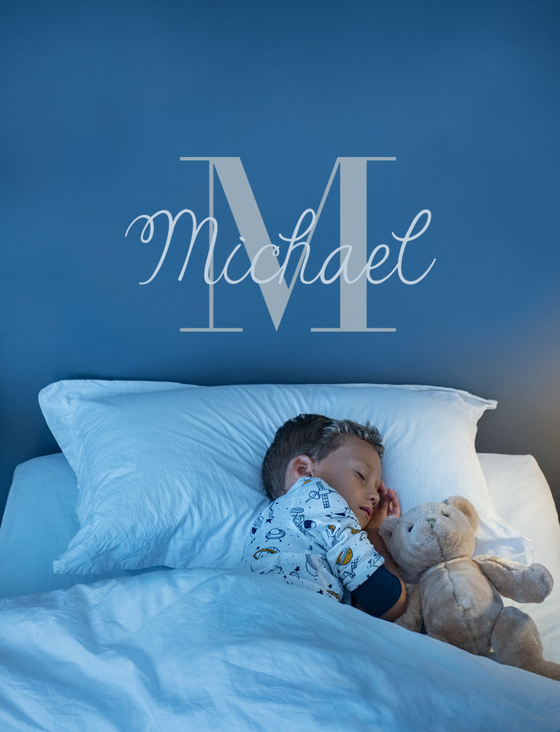Script Custom Name - Kids Wall Decals