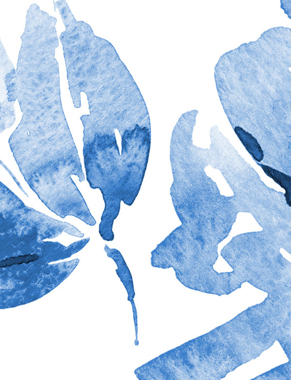 Watercolor Blue Rose Wallpaper