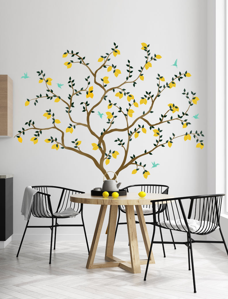 Lemon Tree II Wall Decal - Wall Decor For Baby Nursery And Kids Room Wall Decor Gift Mom | pinknbluebaby.com