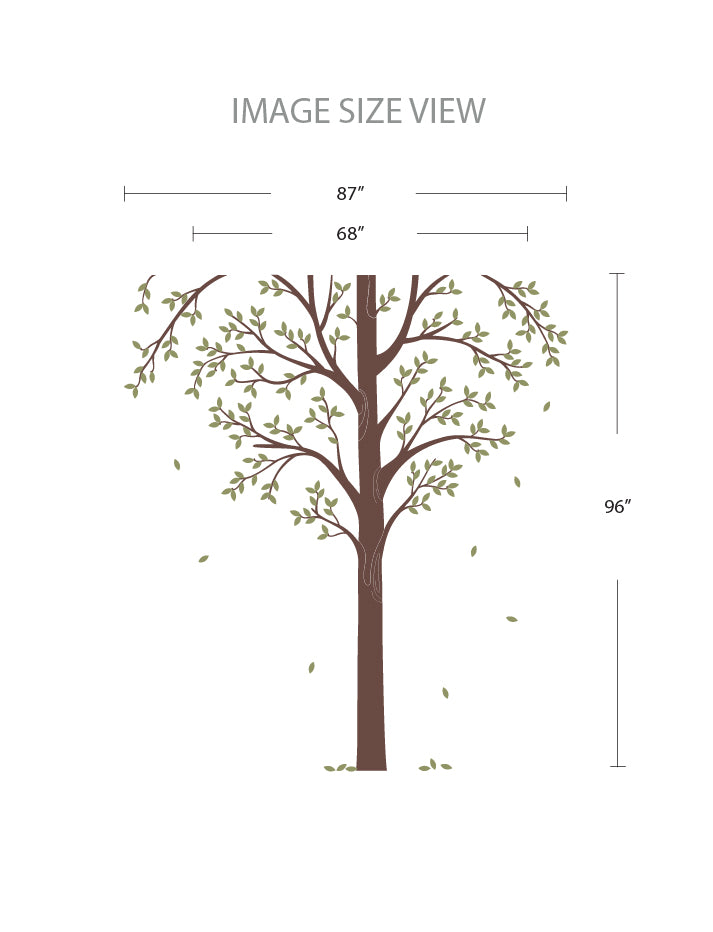 Family Tree Wall Decals - Wall Decor For Baby Nursery And Kids Room Wall Decor Gift Mom | pinknbluebaby.com