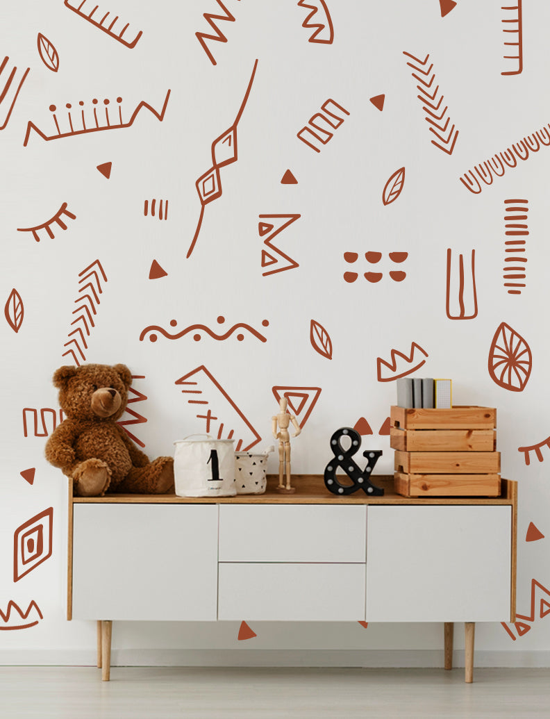 Abstract Shapes Wall Decals