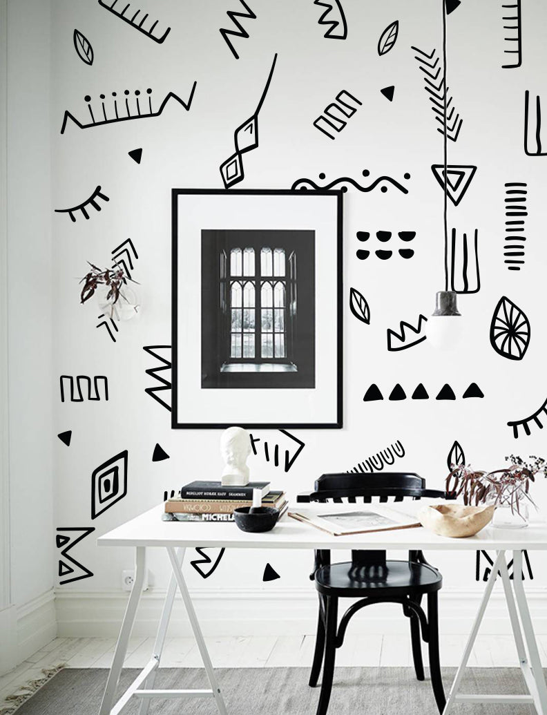 Abstract Shapes Wall Decals