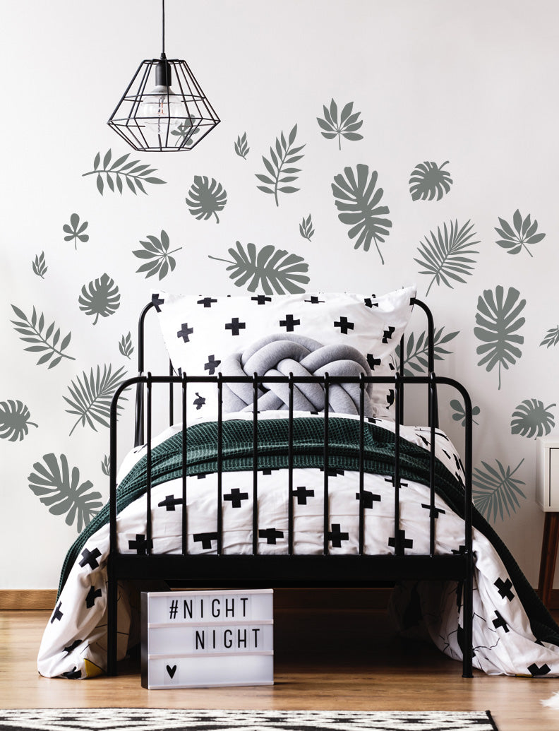 Jungle Leaves Nursery And Kids Room Wall Decals
