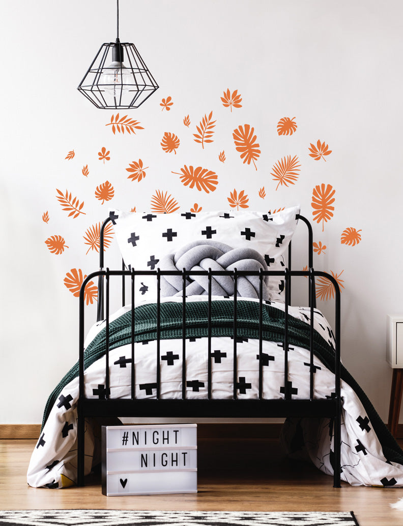 Jungle Leaves Nursery And Kids Room Wall Decals