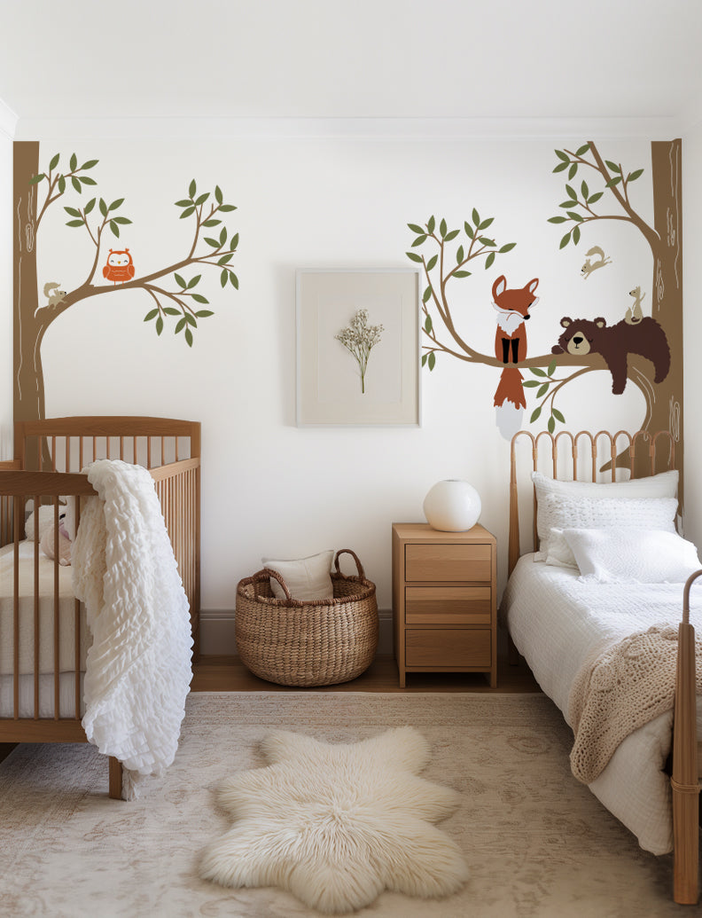 Woodland Forest Animal Wall Decal