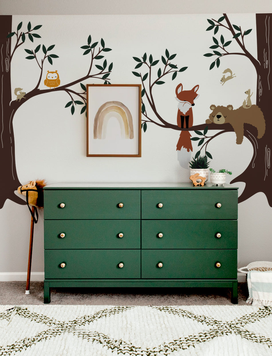 Woodland Forest Animal Wall Decal