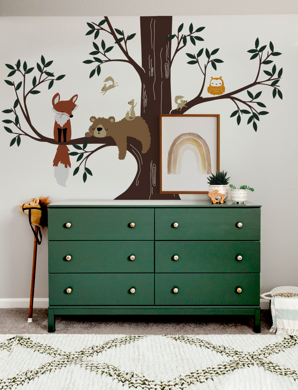 Woodland Forest Animal Wall Decal