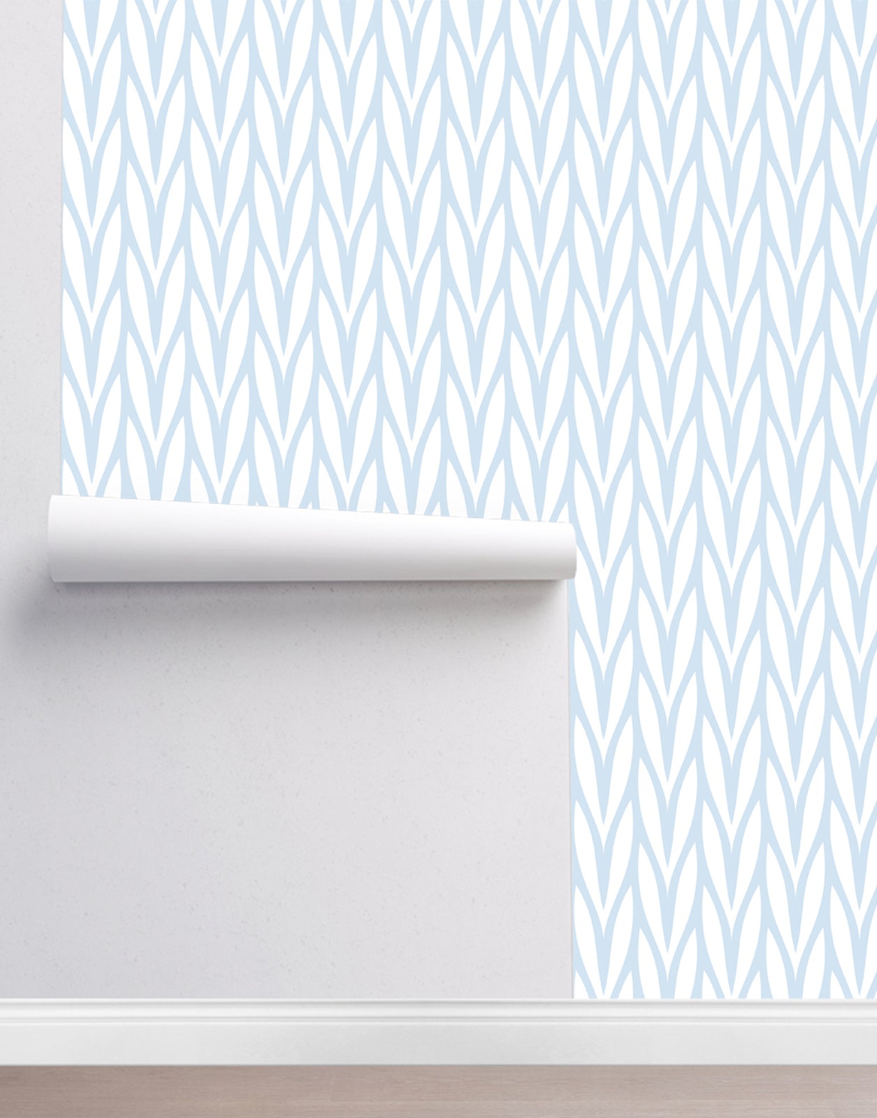 Blue Knit Wallpaper