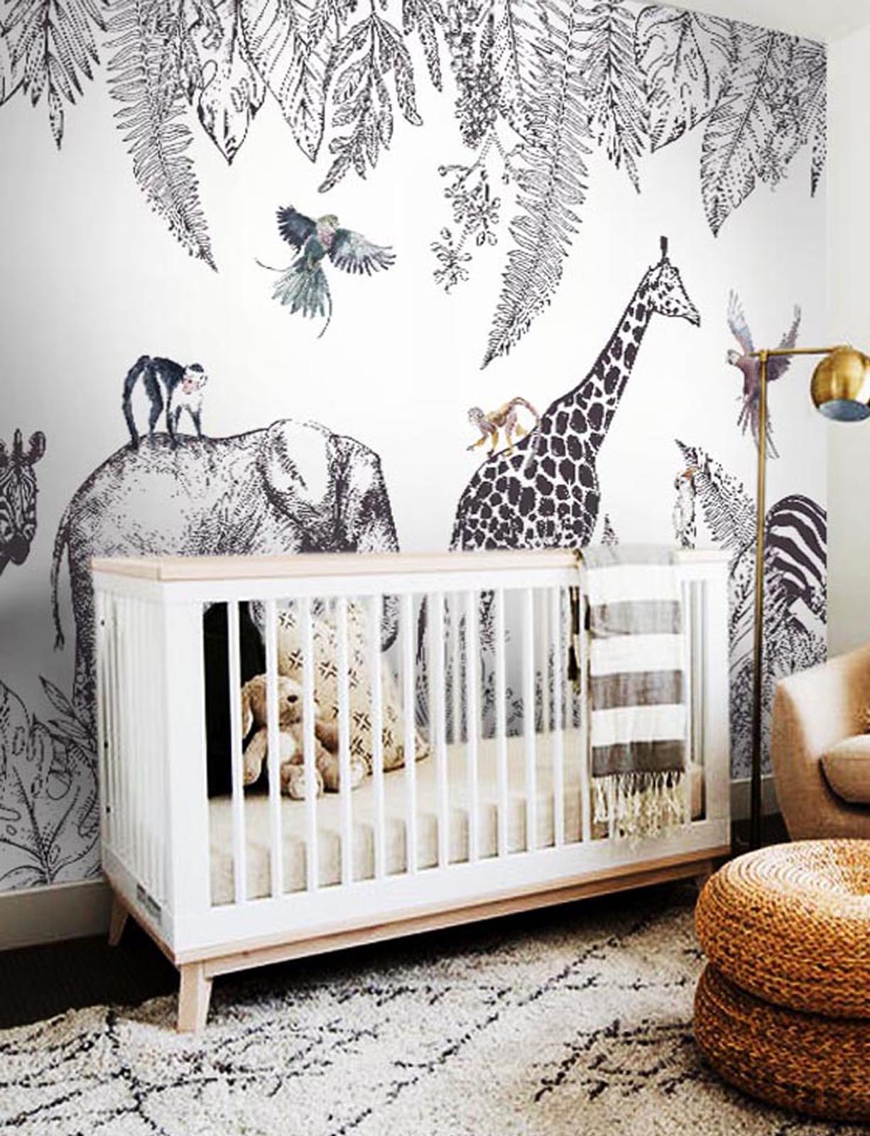 Safari Mural | Rich Fabric Wallpaper Mural