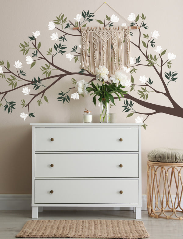 Magnolia Branch Wall Decal