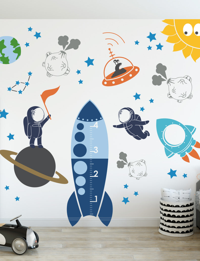 Outer Space Kids Wall Decals