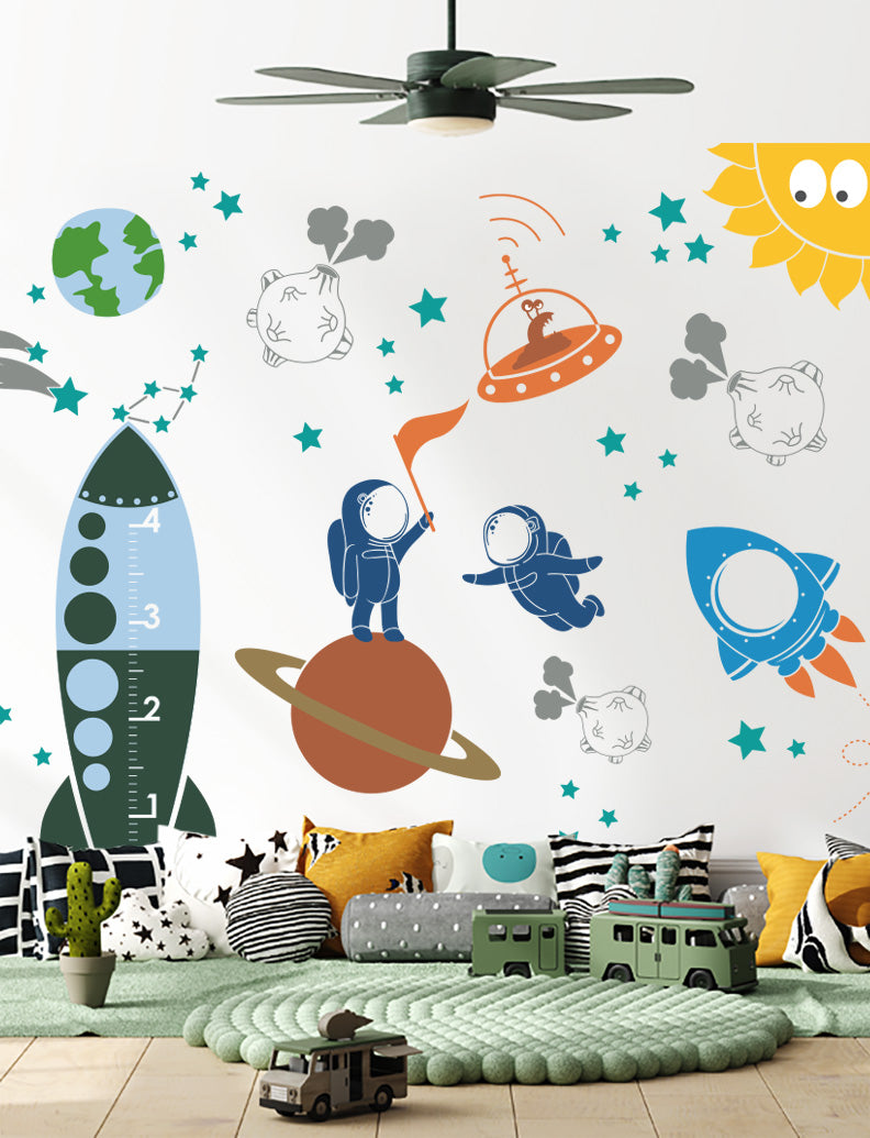 Outer Space Kids Wall Decals