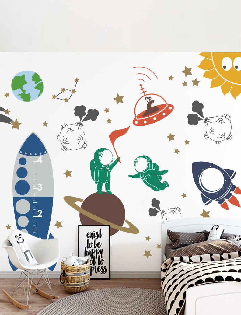 Outer Space Kids Wall Decals