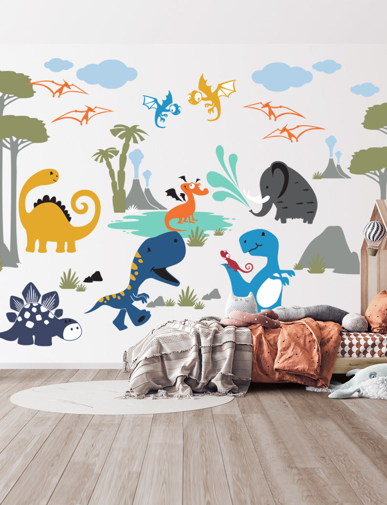 Dinosaur Playroom Kids Wall Decals