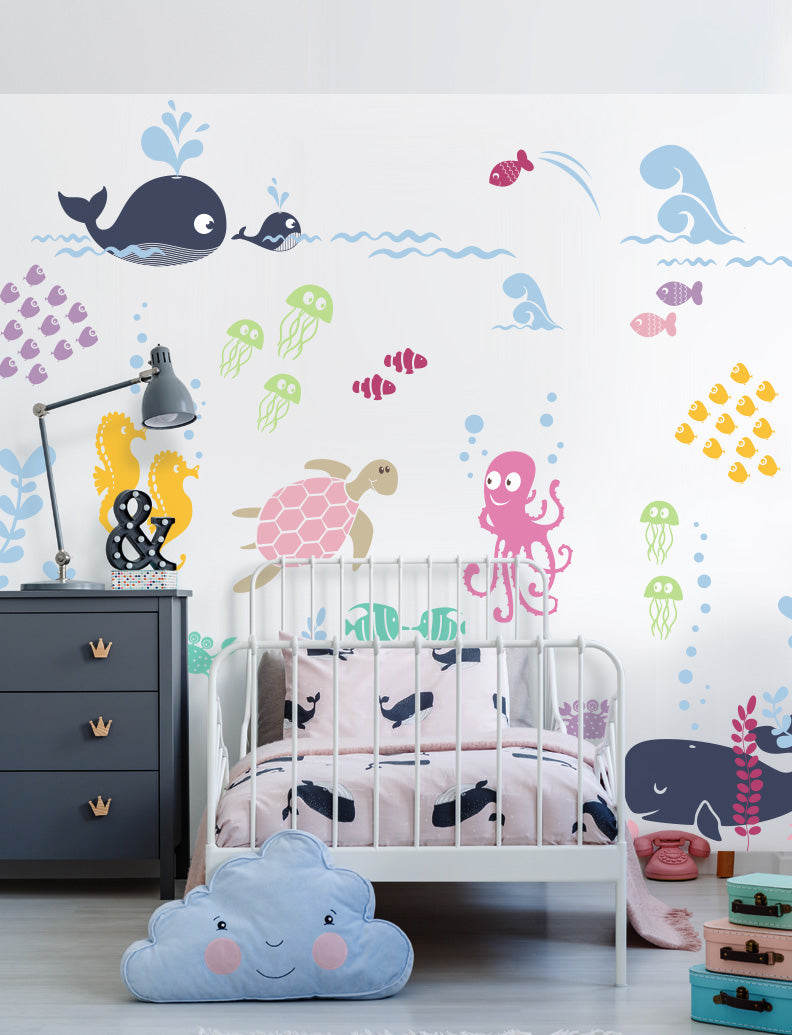 Underwater Kids Wall Decals