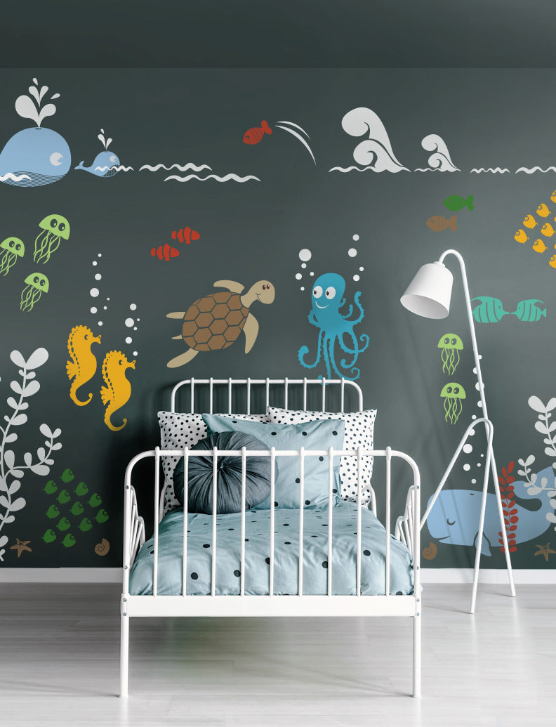 Underwater Kids Wall Decals