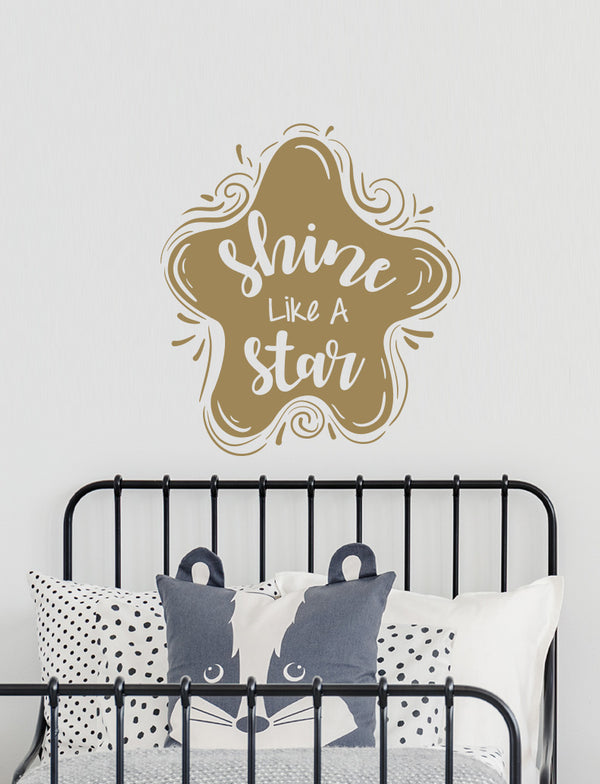 Shine Like A Star Kids Wall Decals