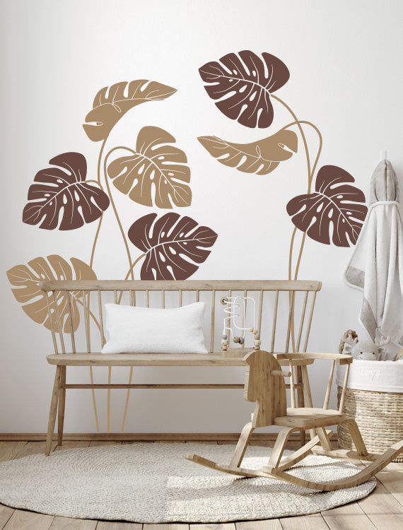 Tropical Leaves Kids Wall Decals