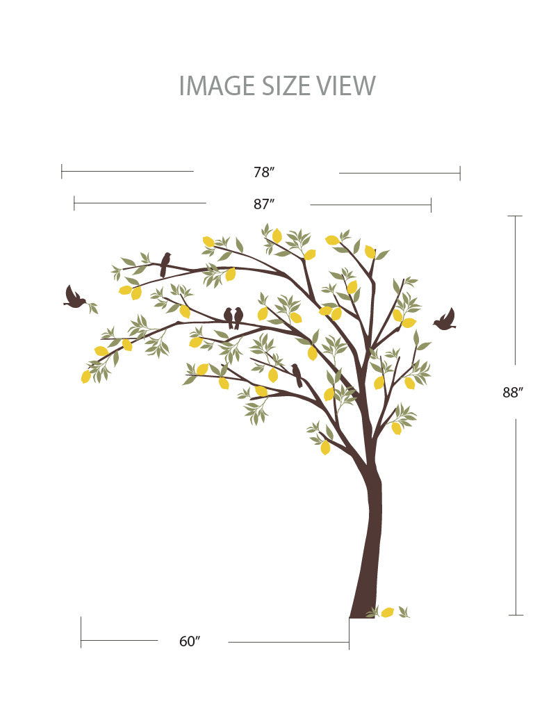 Lemon Tree - Size - Kids Wall Decals