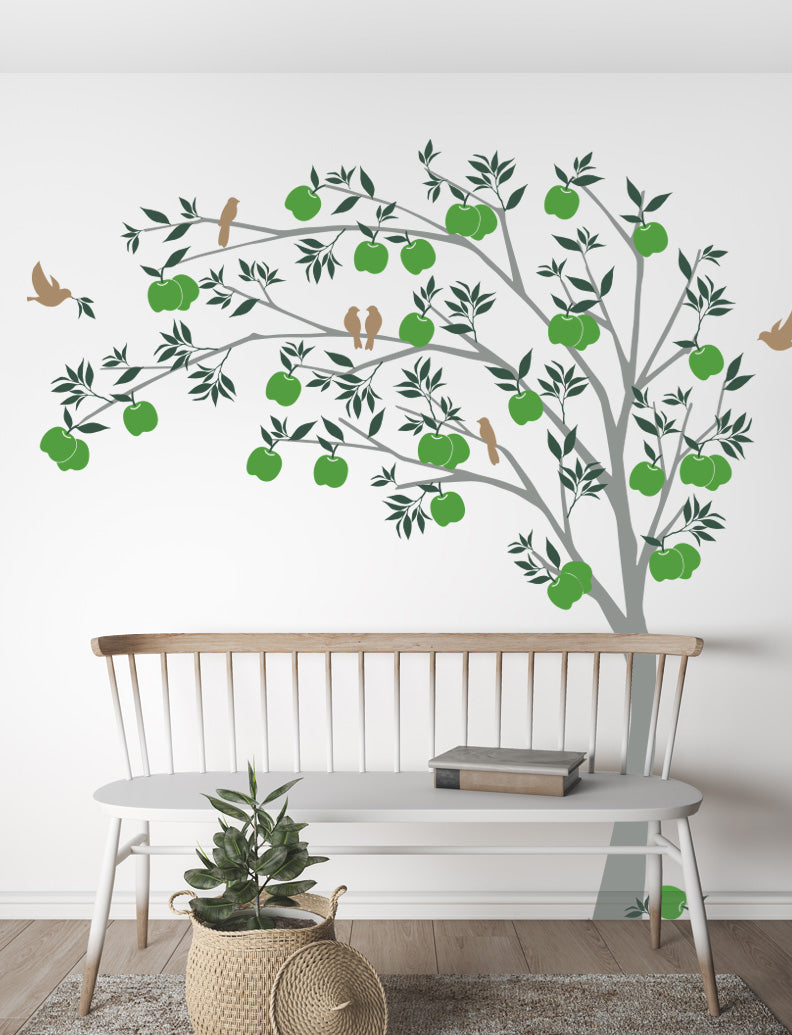 apple tree wall decal