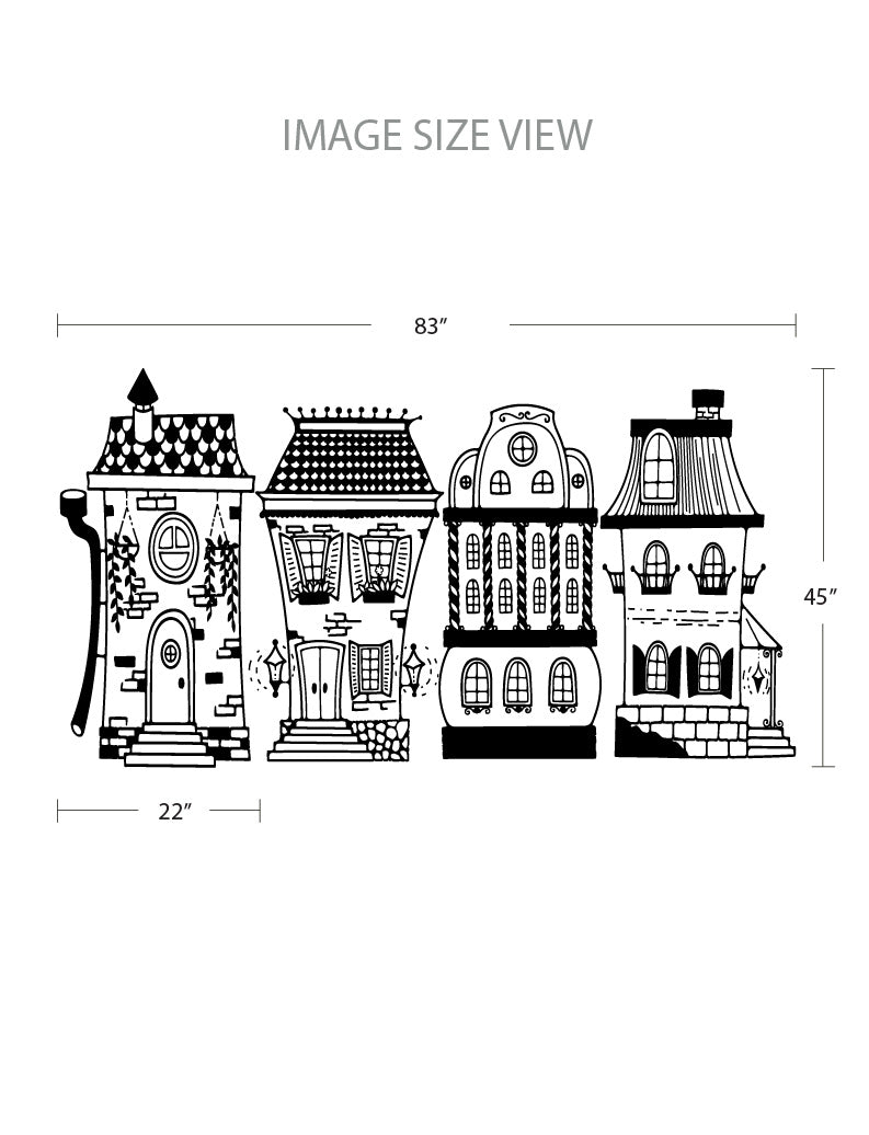 Houses Wall Decal