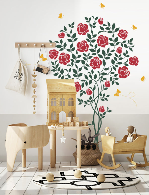 Roses Bouquet Kids Wall Decals