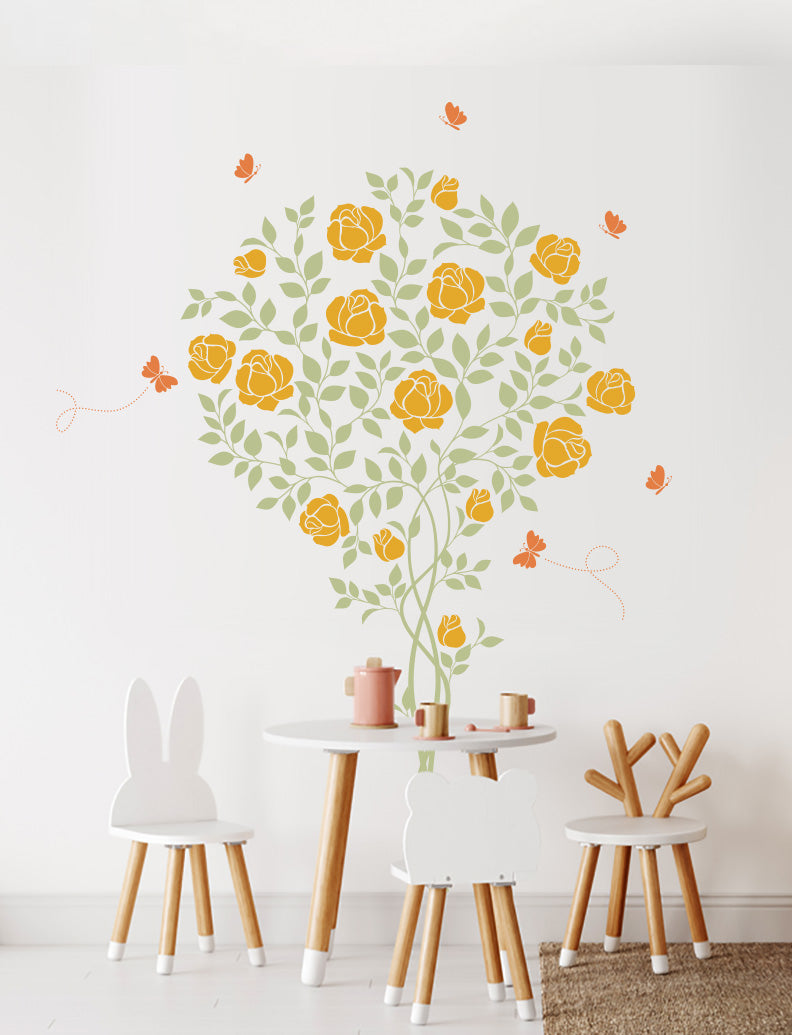 Roses Bouquet Kids Wall Decals