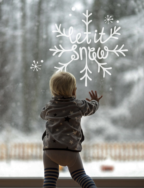 Let It Snow Wall Decal