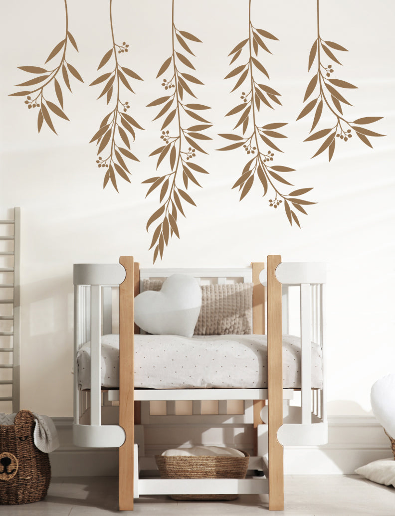 Wild Berries Branches Wall Decal