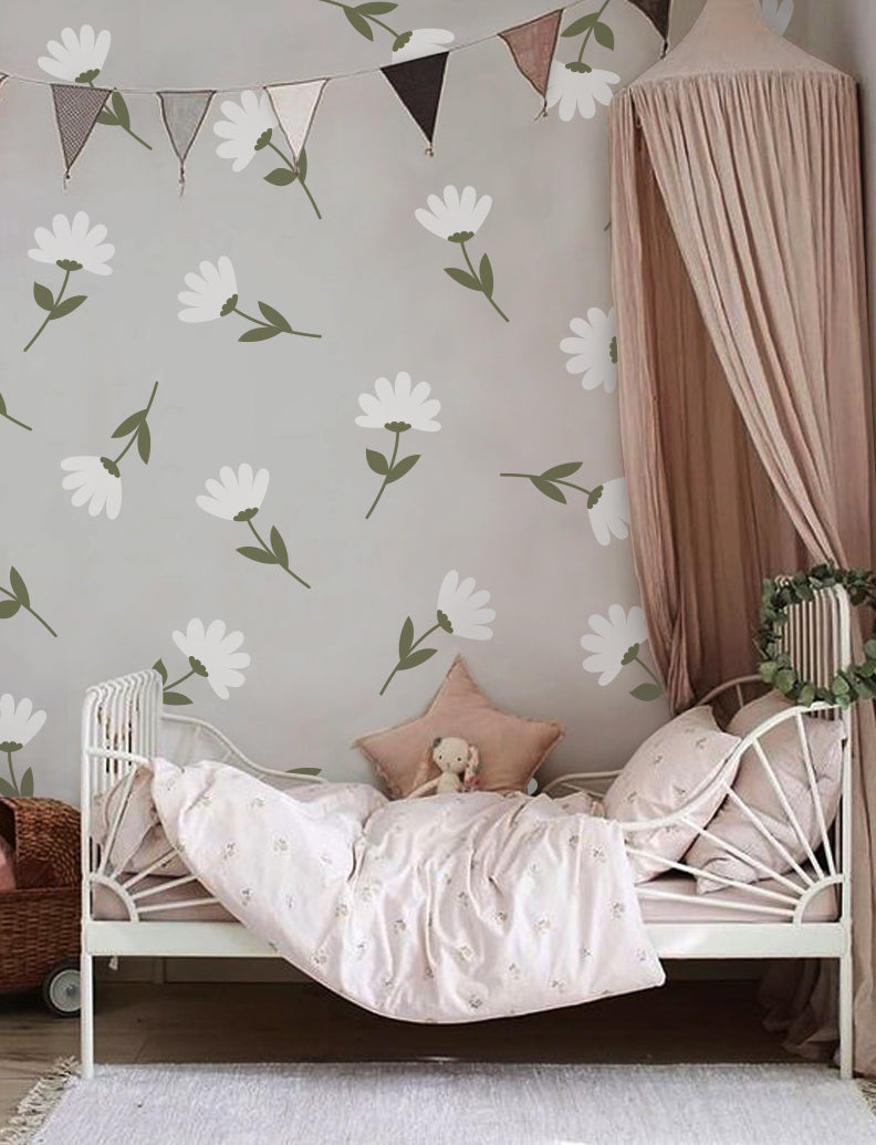 Cute Flowers Wall Decal