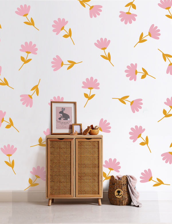 Cute Flowers Wall Decal