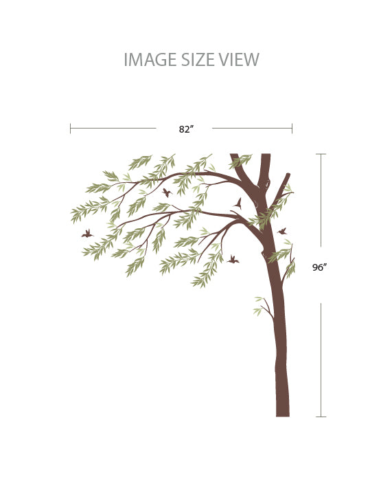 Weeping Willow Tree Wall Decal