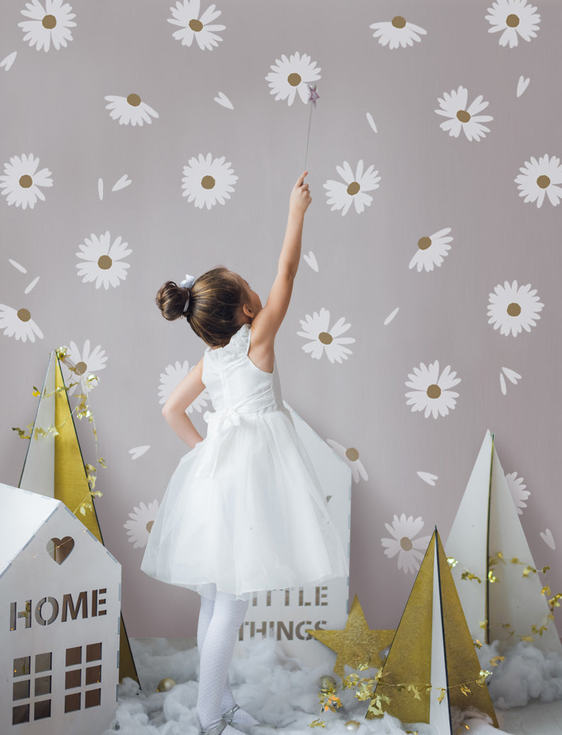 Small Daisy Flowers Wall Decal