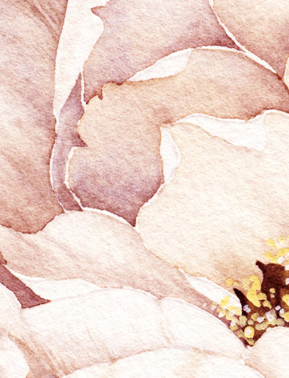 La Vie Pink Watercolor Wallpaper