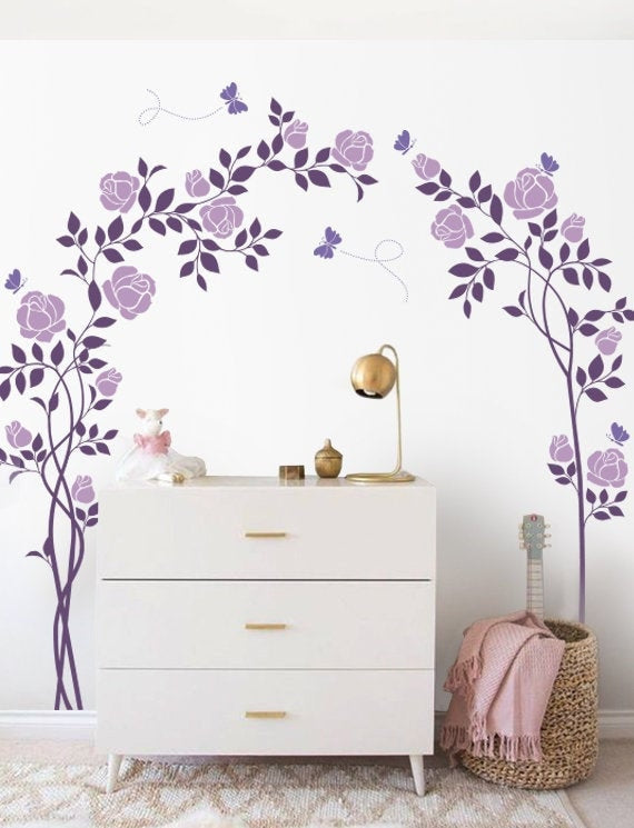 Rose Garden Kids Wall Decals